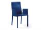 Leather armchair with armrests Tiziano in Living room