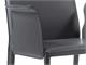 Leather armchair with armrests Tiziano in Living room
