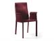 Leather armchair with armrests Tiziano in Living room