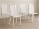 Chaises en cuir pour salle à manger Crivelli in Jour