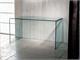 Curved glass desk Scriptorium in Office