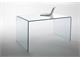 Curved glass desk Scriptorium in Office