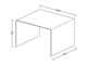 Curved glass desk Scriptorium in Office