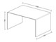 Curved glass desk Scriptorium in Office