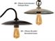 Decentralised hanging lamp Trasimeno 1628R in Lighting