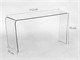 Entrance glass console Papillon - 112x35 cm in Living room
