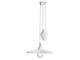 Lampadario in ceramica bianca L'Aquila C008 in Illuminazione