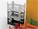 Stainless steel kitchen wheeled cart Pub Box in Accessories