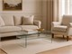 Glass coffee table Columbia in Living room