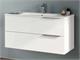 Design Waschbeckenschrank Uniq One 04 in Badezimmer