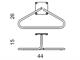 Wall design valet hanger Yin & Yang in Accessories
