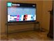 Curved glass tv stand Tango in Living room