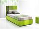 Small double bed with colored headboard Picasso in Bedrooms