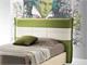 Single bed with design headboard Nuvola in Bedrooms