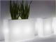 Illuminated rectangular planters Schio cassa alta outdoor in Outdoor