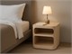 Square wooden coffee table QU in Living room