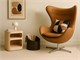 Square wooden coffee table QU in Living room