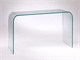 Consolle in vetro Console - 88x44 - 120x44 cm in Giorno