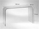 Glass console Console - 88x44 - 120x44 cm in Living room