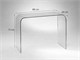 Consolle in vetro Console - 88x44 - 120x44 cm in Giorno