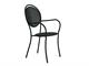 Chaise de jardin avec accoudoir Paris  in Extérieur
