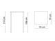 Tall outdoor tables Quatris in Outdoor