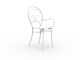Metal garden chairs with arms Mimmo in Outdoor