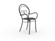 Metal garden chairs with arms Mimmo in Outdoor