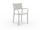 Chaise de jardin empilable Alice in Extérieur