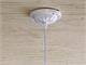 White ceramic pendant light Ventaglio in Lighting