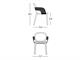 Chaises avec accoudoirs Hug 2382 in Jour