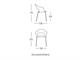 Colorful dining chairs Lady B 2696 in Living room
