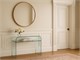 Curved glass console Console Piano in Living room