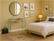 Curved glass console Console Piano in Living room