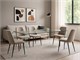 Glass dining table Alaska in Living room