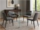 Glass dining table Alaska in Living room