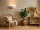 Wandlampe weiß Semicircolare in Beleuchtung