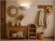 Applique ceramica bianca Semicircolare in Illuminazione
