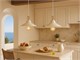 Lampadario ceramica decorata Piatto in Illuminazione