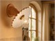 Terracotta wall lamp Plissè in Lighting