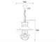 Rustic chandelier Taverna 1606 in Lighting