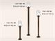 Garden lamp post Casale 176/1 in Lighting