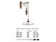Adjustable wall light Bassano 382/1AP in Lighting