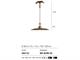 Lampadario ottone vintage Taverna 380/1S in Illuminazione