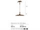 Lampadario ottone vintage Taverna 380/1S in Illuminazione