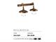 Applique industrial vintage Taverna 363/2AP in Illuminazione