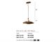Lampada sospensione vintage Taverna 358/1S in Illuminazione