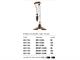 Rise and fall vintage pendant lamp Portico 431/1S in Lighting