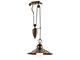 Rise and fall vintage pendant lamp Portico 431/1S in Lighting