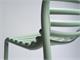 Chaises colorées en plastique Doga Bistrot in Extérieur